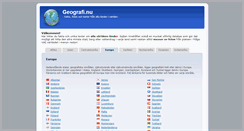 Desktop Screenshot of geografi.nu